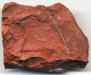 A chunk of red jasper